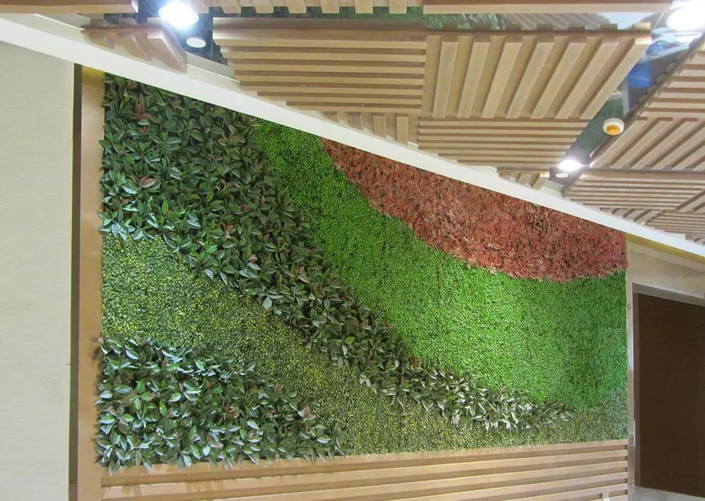 仿真植物墙装饰效果图